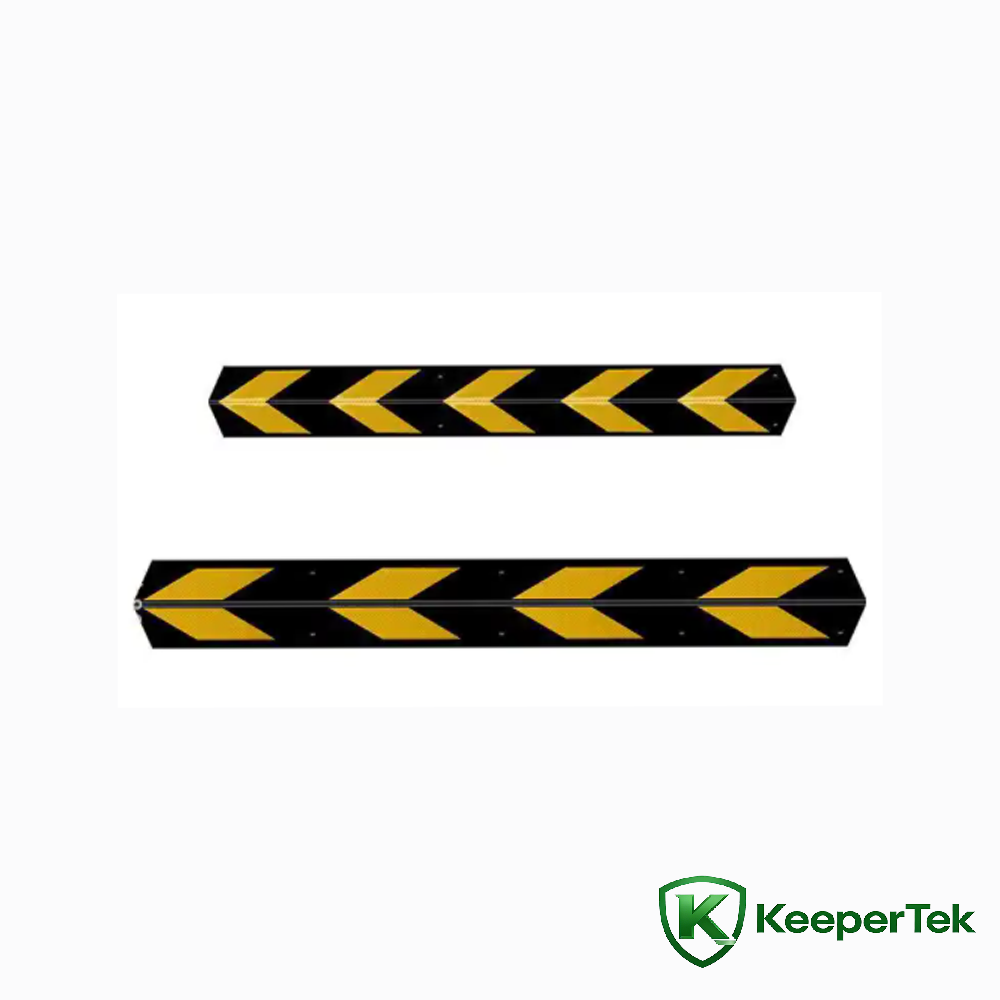 Protector de esquina recto de pared negra de PE KT-CAS19