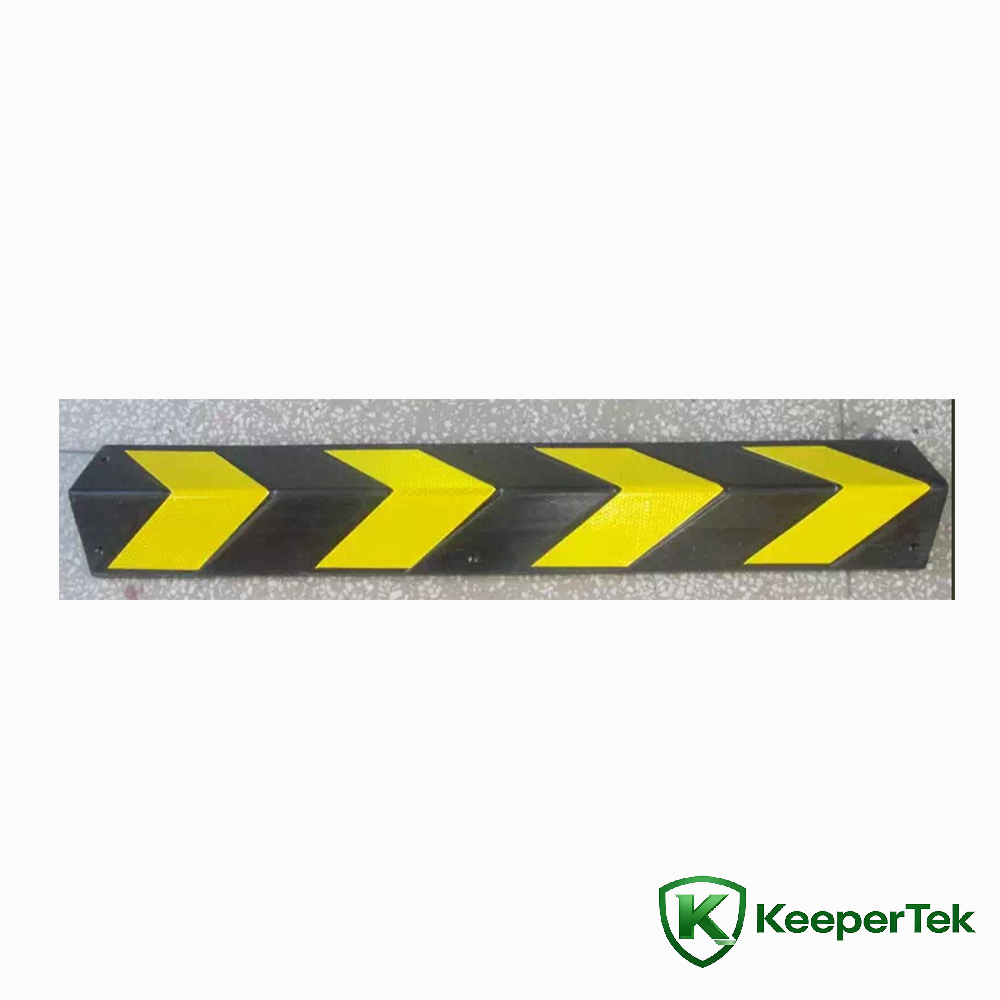 Protector de esquina recta de goma de alta calidad para pared KT-CAS21