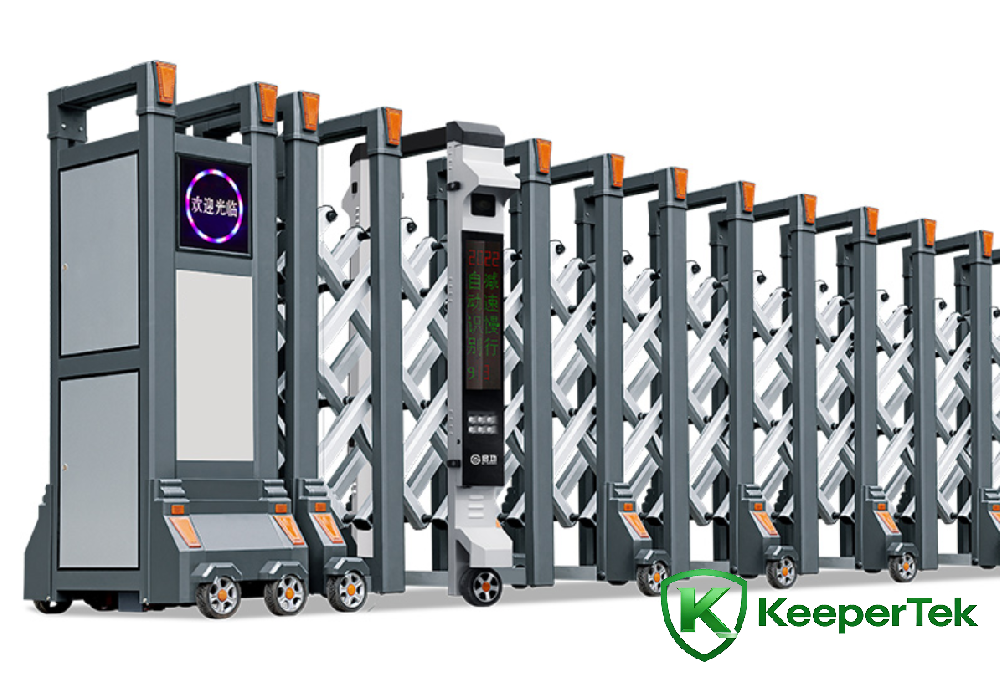 Puerta telescópica eléctrica con reconocimiento de matrículas KT-QG08