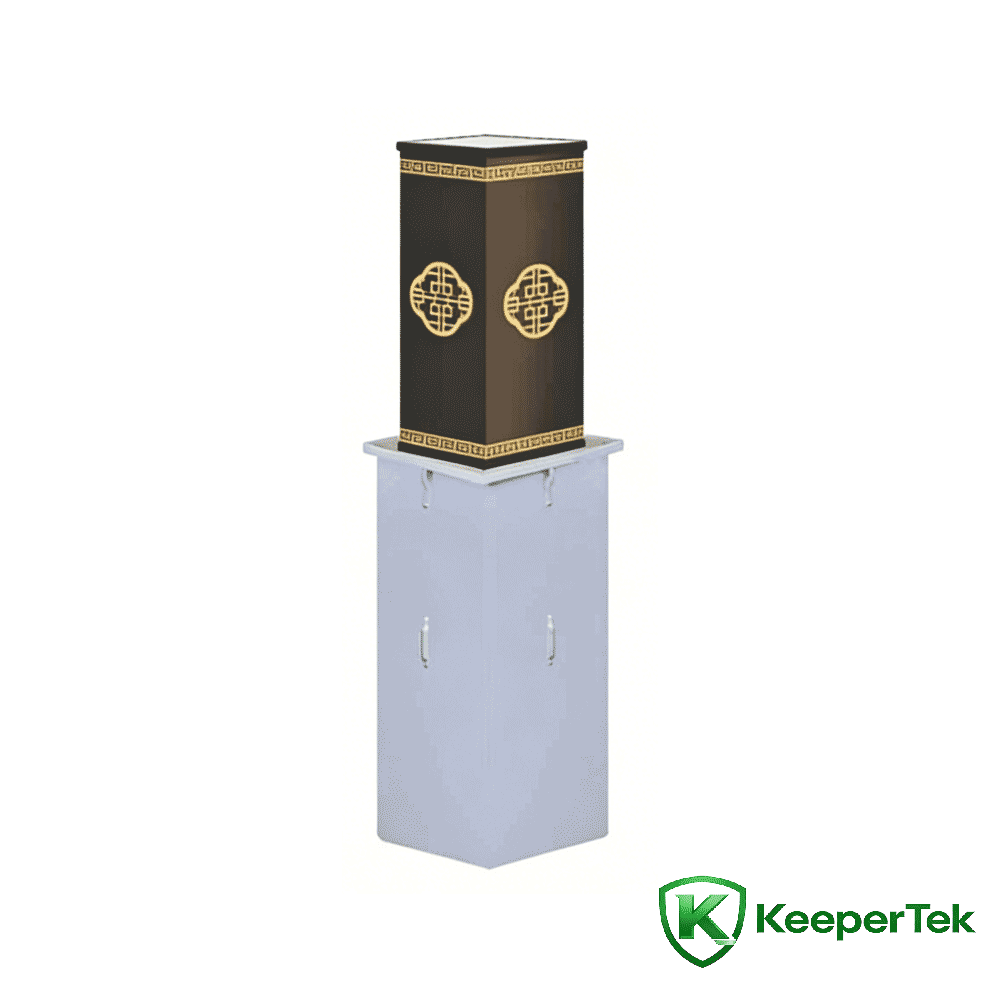 Columna elevadora inteligente de alta gama KT-DX13 en zona escénica de villa