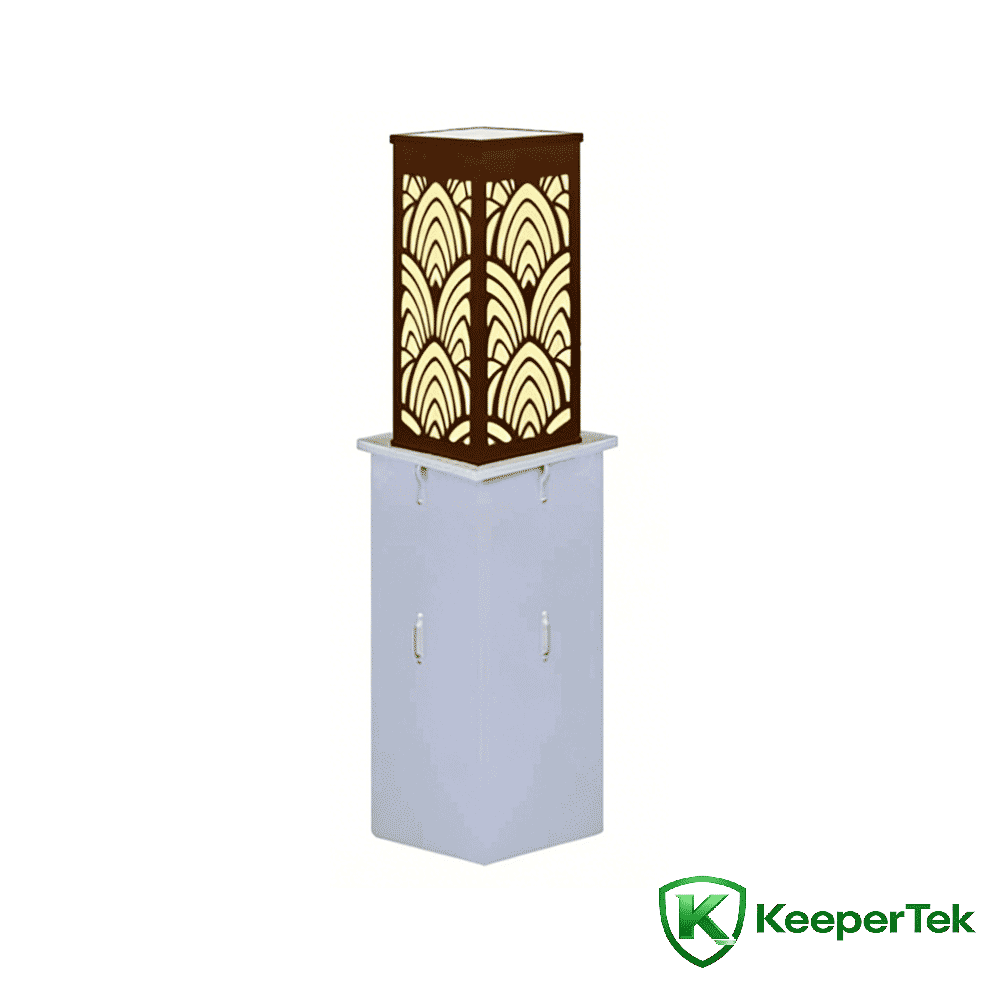 Columna elevadora inteligente de alta gama KT-DX14 en zona escénica de villa