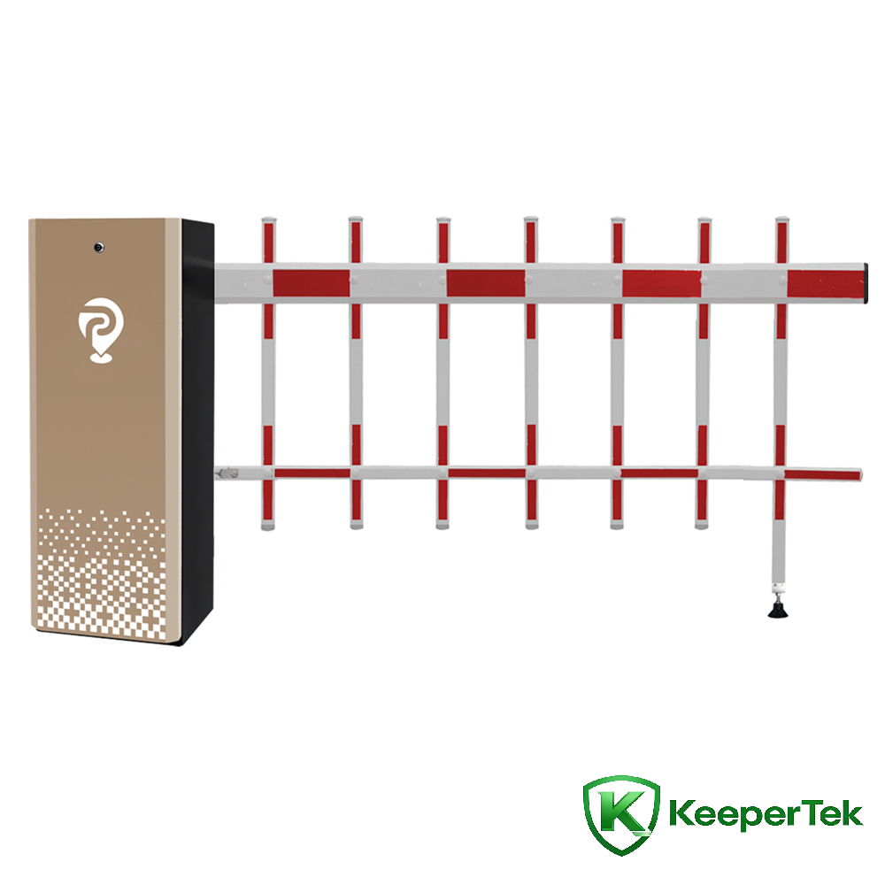 Puerta de barrera eléctrica con poste de valla KT-ZYSB18